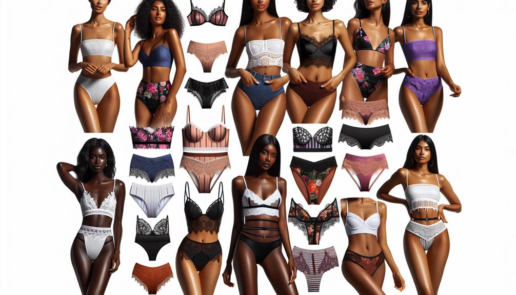 analyzing swimwear and lingerie